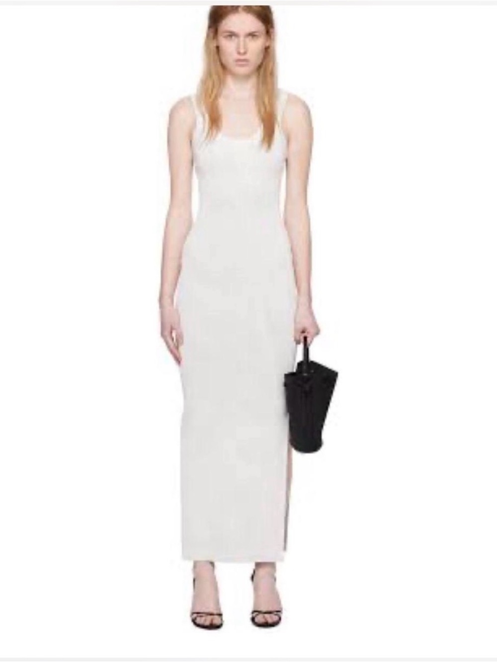 🆕 $375 alexanderwang.t Gray Embossed Dress S